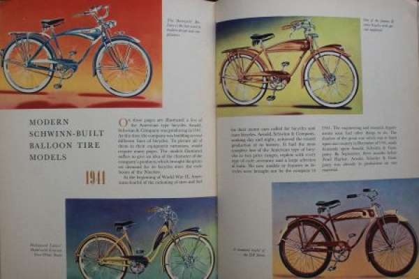 Schwinn-Built Bicycles "50 years of Bicycles" Bicycle-History 1945 (3795)